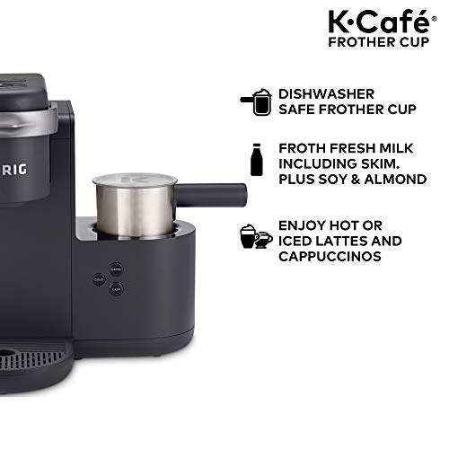 image for Keurig K-Café Milk Frother, Works with all Dairy and Non-Dairy Milk, 