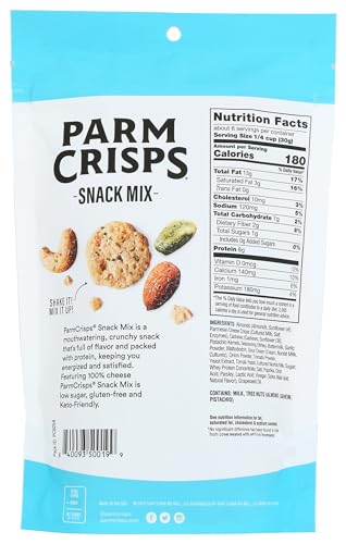 PARMCRISPS RANCH CHEESE SNACK MIX, 6 OZ