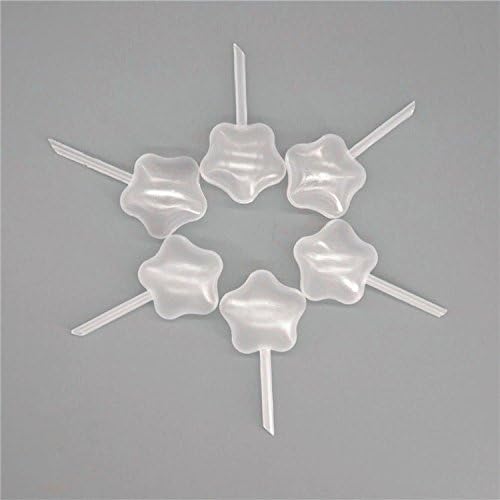 50 Pcs Clear 4ml Star Shape Liquid Dropper Pasteur Pipette,Plastic Squeeze Transfer Pipettes Suitable for Chocolate, Cupcakes, Ice Cream, Cakes, Kids' Painting, Kitchen-Star, 4ml, Pack of 50