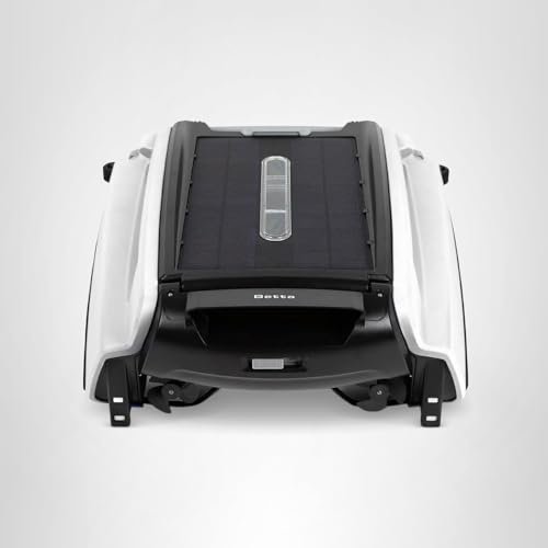 Betta SE Solar Pool Skimmer Robot – Automatic Surface Cleaner, 30h Battery, Salt and Chlorine Resistant Motors, Obstacle Avoidance, Cleaning 24/7 (White)