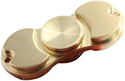 Hand Spinner, Eluckey Spinner Fidget Toy ADHD Focus Ultra Durable High Speed Fingertip Gyro for Kids &amp; Adults(Gold)
