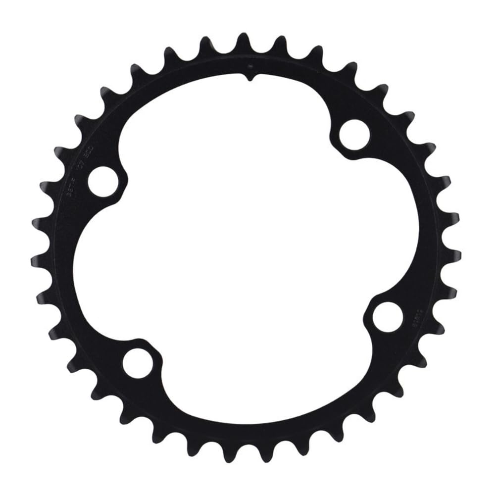 SRAM Unisex 710845866715 CRING ROAD 35T 107 RIVAL BLACK, Black, 2 X 12 V EU EU