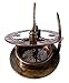 Brass Magnetic Sundial Compass for Birthday, Grandfather, Baptism, Father's Day, Partner, Best Man, Anniversary, Farewell, Graduation, Christmas, Home Décor Vintage Style Sundial with Gift Box
