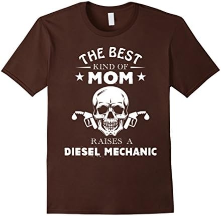 Men's Diesel Mechanic Shirt - Diesel Mechanic Tee Shirt Medium Brown