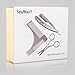 Beard Tools, SoulBay Beard Shaping Grooming Kit for Men Including Stainless Steel Mustache Comb Template, Barber Straight Edge Manual Razor (No Blades) and scissors, Gift Choice
