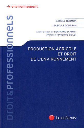 Production agricole et droit de l'environnement