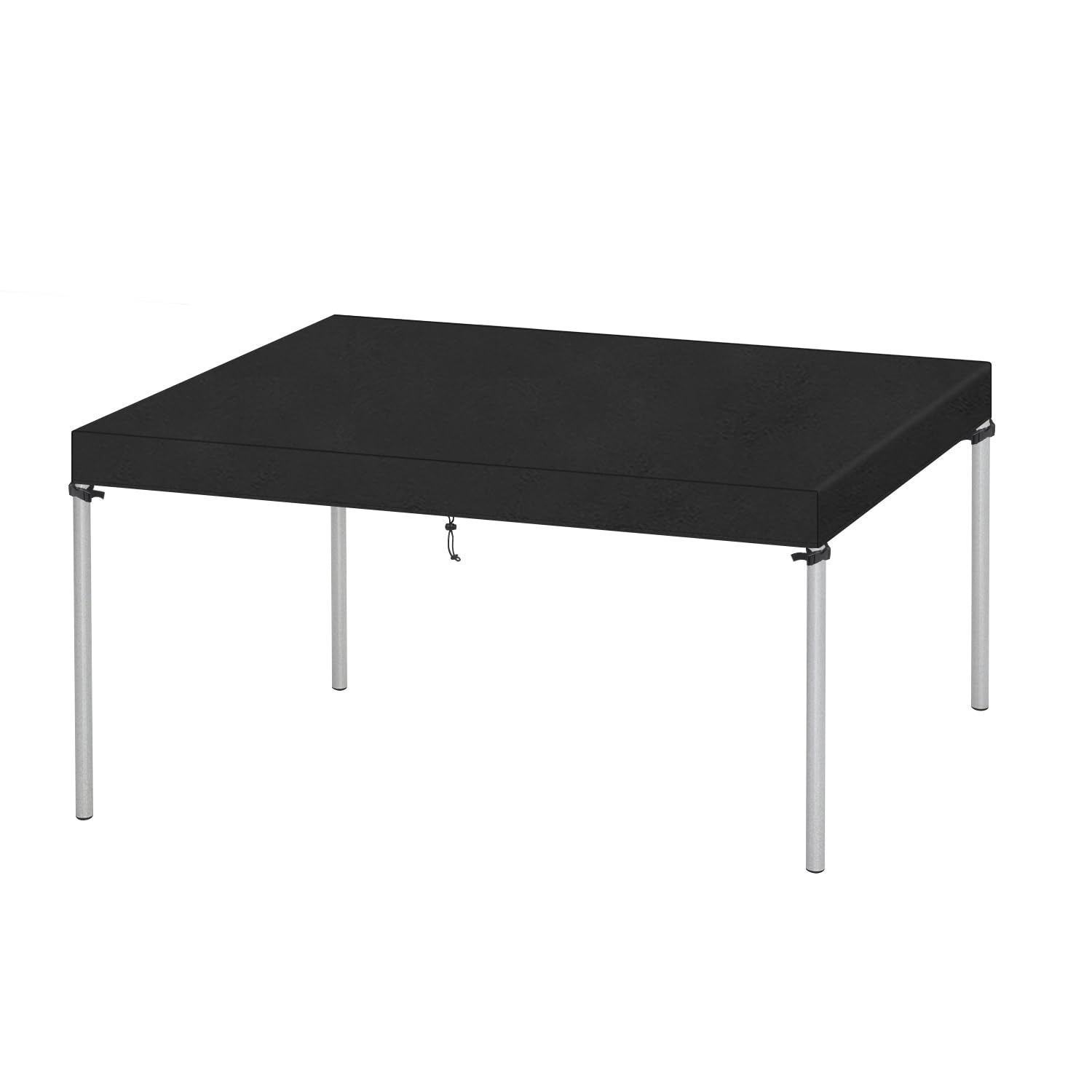 VANSHEIM Outdoor Table Top Covers Waterproof Table Cover Outdoor Furniture Cover Windproof Garden Table Cover 420D Oxford Fabric 130x80x15cm