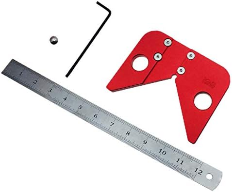 Joymerit スクライバーアングルラインキャリバールーラースチールルーラーは 超美品再入荷品質至上 位置決めブロックとして使用できます