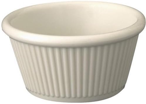 Gessner 2 oz Fluted Ramekin, Bone (05-0825) Category: Ramekins