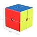 D-FantiX Gan 249 V2 M Magnetic 2x2 Speed Cube Stickerless Gans 2x2 Magic Cube Puzzle Toy (49mm)