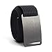 Men's Web Belt GRIP6 (34in Gunmetal w/Black Strap)