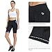 baleaf Women's Bike Shorts 3D Padded Pocket Biker Cycling Bicycle Spinning Mountain Biking Shorts Gel UPF 50+ Black L