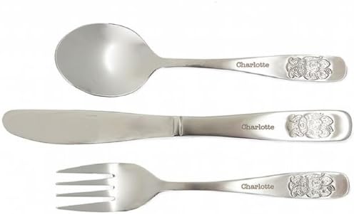 personalised baby cutlery set