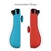 Mothca Joy-Con Gel Guards with Thumb Grip Caps, Protective Skin Anti-Slip Lightweight Comfort Blue and Red for Nintendo Switch