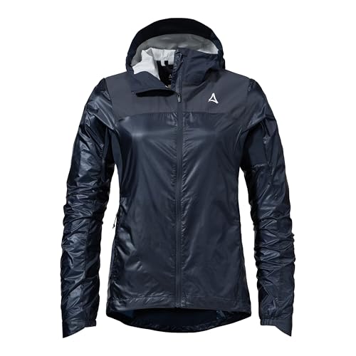 Schöffel Hybrid JKT Flow Trail L Veste de Pluie, Lollipop, 48 Femme