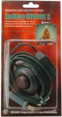 Coleman Cable 09493 9-Foot Christmas Extension with On/Off Foot Switch by Ho Wah Gentin Kintron