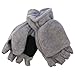 Women's Fleece Fingerless Gloves / Convertible Mittens