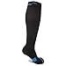 Wanderlust Everyday Use Graduated Compression Socks - Support Stockings for Men & Women - Black/Blue Medium