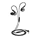 Granvela A8 Dual Driver in-Ear Monitor Earphones,Wired Stereo Sport Earbuds with Mic and Noise-isolating Earphones, Dynamic Crystal Clear Sound, Comfort-Fit for Running, Workout, Gym (Black)
