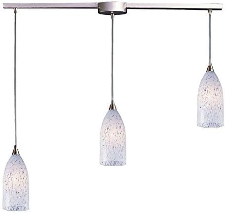Tital Lighting 3-Light Ceiling Mount Satin Nickel Pendant