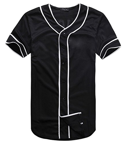 Hip-hop unisex la street baseball punk rap shirt xl bla…