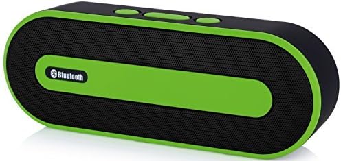 Bluetooth Speakers, Surround Sound Mini Portable Bluetooth Speakers Stereo Wireless Speakers, Powerful Bass with Build-in Rechargeable Battery 10 Hours Playtime for Smartphone and Tablet (Green)