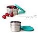 ECOlunchbox Blue Water Bento Seal Cup Solo Lightweight Stainless Steel Food Container – Leak-proof and Plastic Free, Set of 2