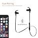 TaoTronics Bluetooth Headphones, Wireless 4.1 Magnetic Earbuds Stereo Earphones, Secure Fit for...