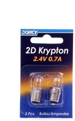 Dorcy41-1660 2 D Krypton Bulbs 2 Pack