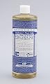 Dr. Bronner's Magic Soaps Pure-Castile Soap, 18-in-1 Hemp Peppermint, 32-Ounce Bottles (Pack of 2)