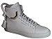 Buscemi Men's 417Sm126kb010a0001 White Leather Hi Top Sneakers
