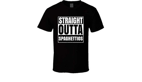 CXIUYU Mens Straight Outta Spaghettios 