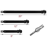 CKE Post Hole Digger Replacement Auger Bits Ice Bits Extension Set Spare Blade 8