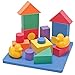 Wonder Blocks Non-Toxic Floating Waterproof Foam Building Blocks 16Piece