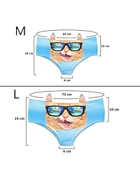 Calzoncillos para mujer, sexy, divertidos, traviesos, con diseño de cola de animal, con orejas lindas