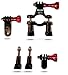 The 888 Camera Mount Kit, sports mount kit for GoPro Hero cameras, anodized aluminum screws. Works with GoPro Hero, & Hero Session units. Includes (2) pivot arms, and extra thumb screws