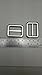Generic Metal Silvery Rectangle Buckle with Fixed Bar 1.25