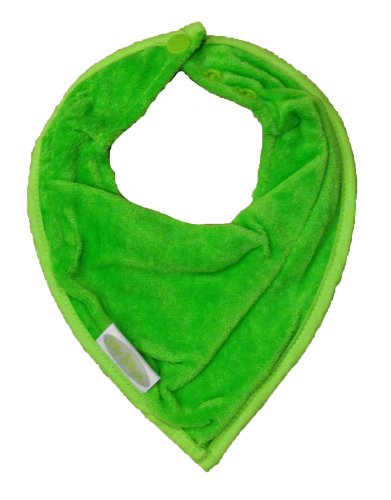 Silly Billyz Towel Bandana Bib, Lime Green, 0-2 yrs