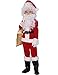 ADOMI Children's Deluxe Santa Suit 10pc. Christmas Child Santa Claus Kids Halloween Costume Cosplay M