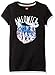 Hanes Big Girls Short Sleeve Graphic Tee, Black Kitty Flag, Medium