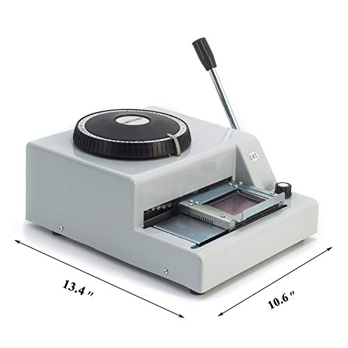 KIMTEM Manual Embossing Machine, Card Embosser Printer for PVC Credit