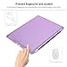 BESDATA Slim Lightweight Smart Stand Cover for Apple iPad 2/ iPad 3/ iPad 4 Bundle with Screen Protector and Cleaning Cloth and Stylus (Purple)