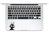 Jiji Peeking Kiki's Delivery Service Studio Ghibli Hayao Miyazaki Apple Macbook Laptop Trackpad Keyboard Vinyl Sticker Decal
