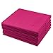 Sorbus Foldable Storage Cubes - 6 Pink Storage Bins for Organizing Pantry, Closet, Shelf, Nursery, Playroom, Toy Box, Cubby - 11 Inch Collapsible Fabric Baskets with Handle