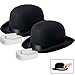 NJ Novelty Black Derby Hat 5