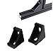 Boeray 20pcs 2028 Black Aluminum Corner Bracket for 2020 Aluminum Extrusion Profile Slot 6mm