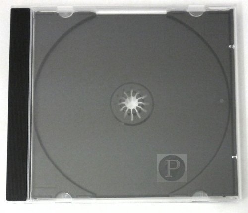 Single CD Slimline Jewel Cases 5.2mm Black Tray(50)