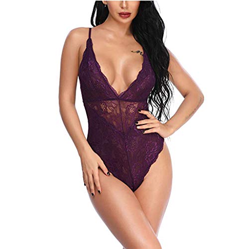 Damen Wetlook Leder Bodysuit Brust Harness PU Halsband Erotik String Body Kreuzgurte Unterwäsche Sexy Ouvert Lack… – Bild 5