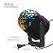 Stage Party Lights - Costech Portable Sound Activated DJ Lighting; RGB Auto Rotating Disco Ball; Strobe Lamp Stage Par Light; 7 Color Changing Crystal LED Ball for Club Pub/ Disco DJ Show