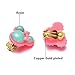 8 Pairs Animal Flower Clip On Earrings Set for Kids Toddler Little Girls